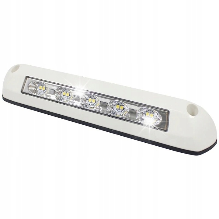 Lampa LED pentru rulota, 10 diod, alb, 240x38x38mm