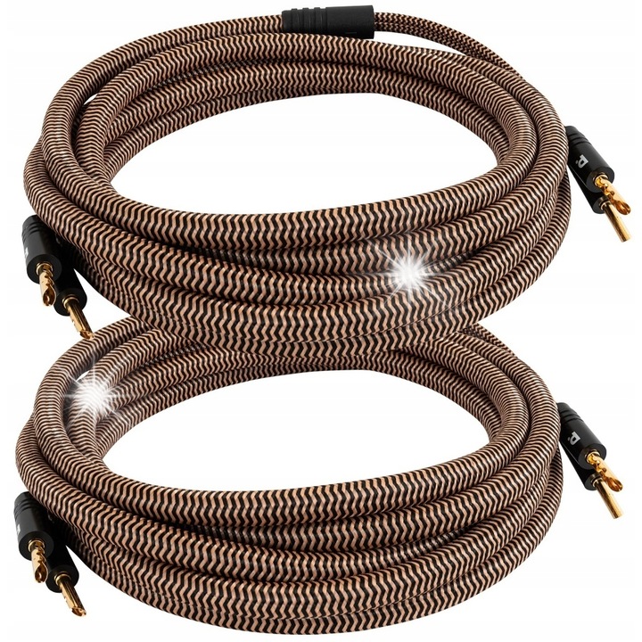 Proson Arctic Series audio kábelek, 2x2,5m készlet, BFA csatlakozók, OFC réz, 11mm