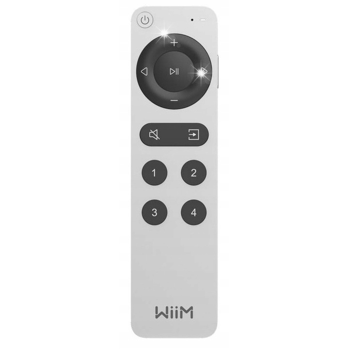 WiiM Voice Remote 2 távirányító, hangvezérlés, elegáns design, Bluetooth, 38.5x145.5x8.9mm
