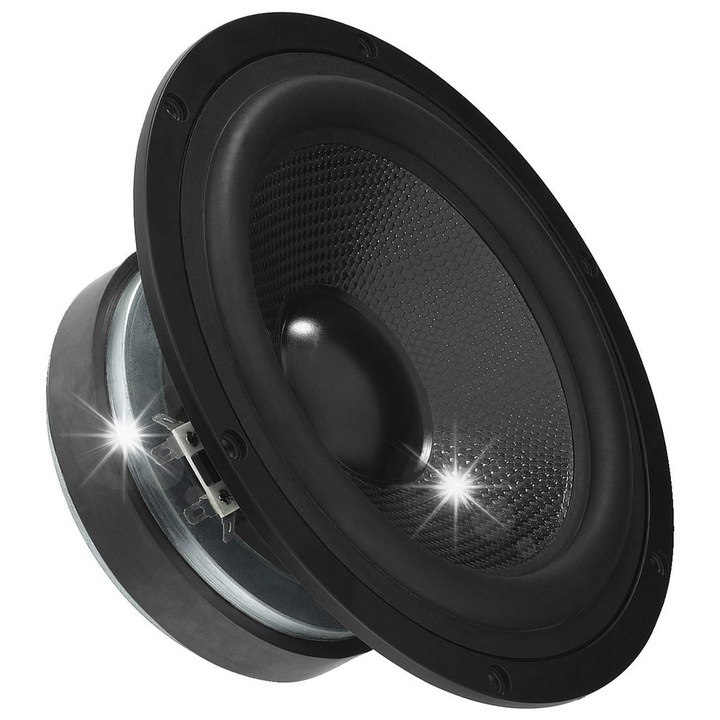 Subwoofer 8" MONACOR SPH-225C, 120W, 8Ω, dimensiuni 222x102mm