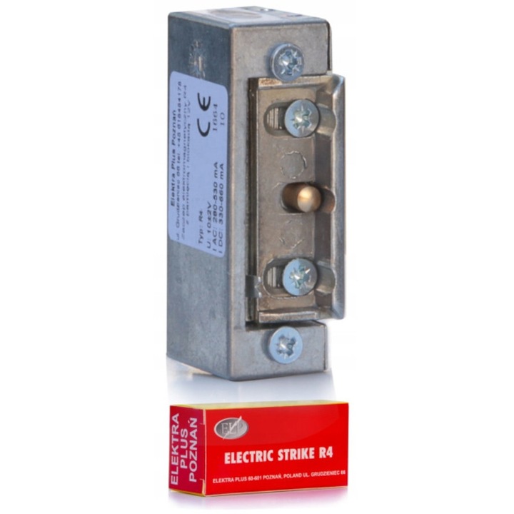 Inchidere electrica R4 cu memorie, blocare, 21x29x67mm, pentru usi stanga/dreapta, Steelfence