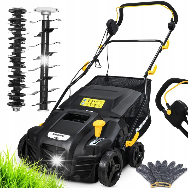 Verticulator electric Heckermann SVWA20, 2000W, 40cm, 2 role, 50L