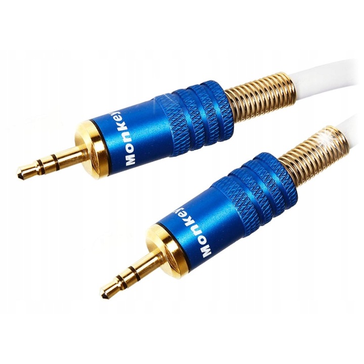 Cablu audio 3.5mm MonkeyCable Concept MCTJ2J5, 5m, cu miez din cupru OFC, conectori auriti