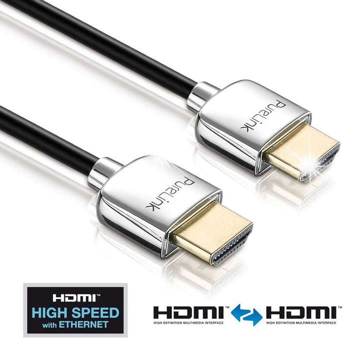 Cablu HDMI 2.0 PureLink PS1500, 4K, 1m, negru