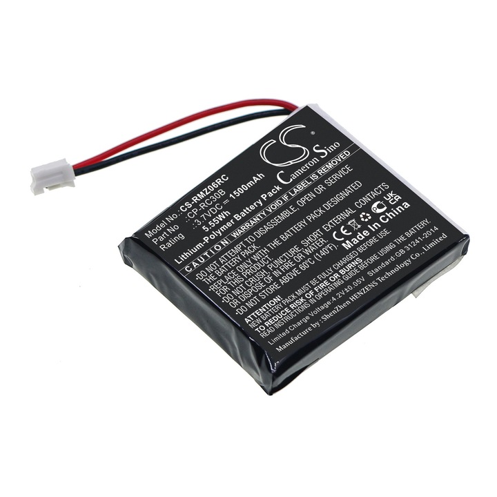 Baterie Li-Polymer 1500mAh, 41.30x35.00x9.20mm, Negru