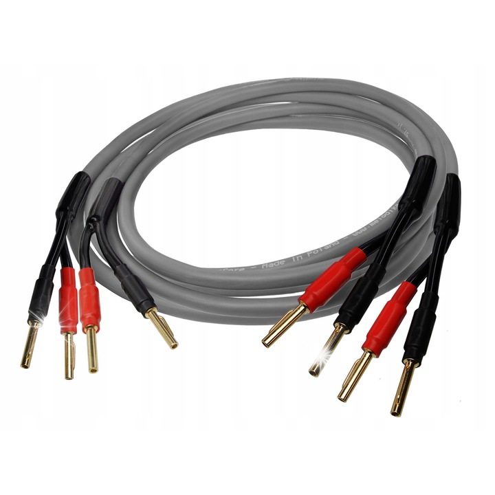 Set cabluri difuzor Melodika MDSC25G 2x2.5mm2 7.5m, cu conectori banana