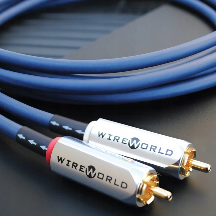 Аудио интерконект кабел 2xRCA, Wireworld Luna 10, 1м, OFC медна сърцевина, изолация Composilex 5
