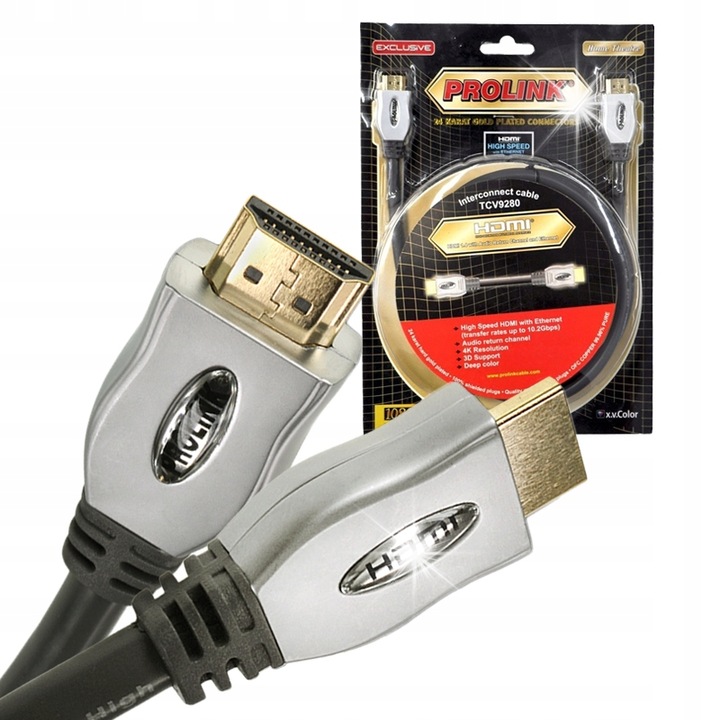 Cablu HDMI 2.0 Prolink Exclusive TCV9280, 7,5m, UltraHD, 3D
