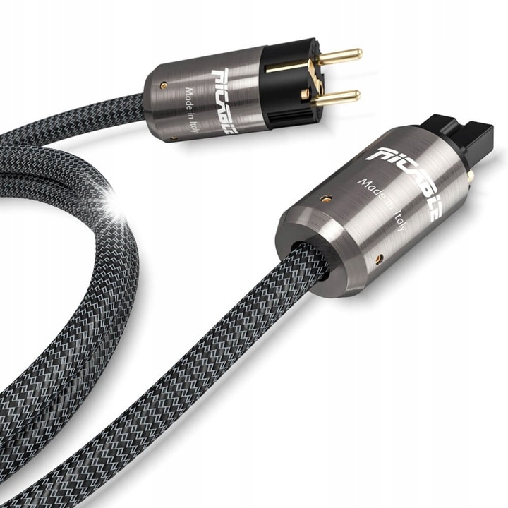 Ricable Magnus Power MKII tápkábel 1,5m, 45A, Schuko 16A - IEC 10A