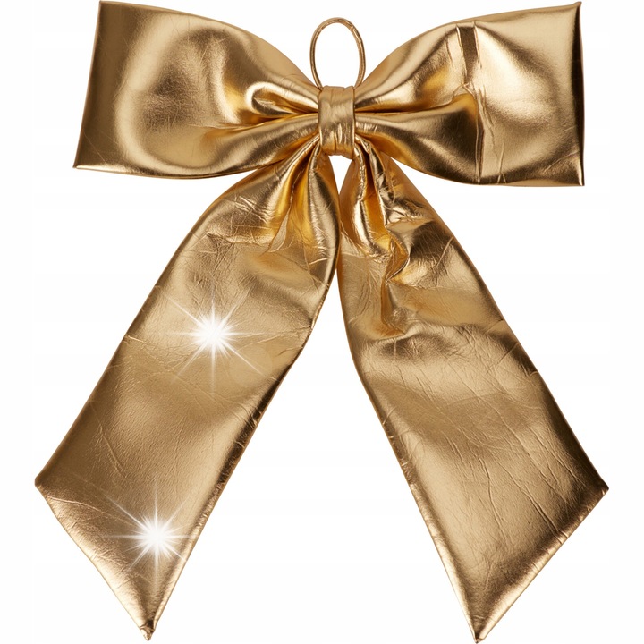 Kokarda decorativa, Home Styling Collection, 68x80cm, poliester, aurie