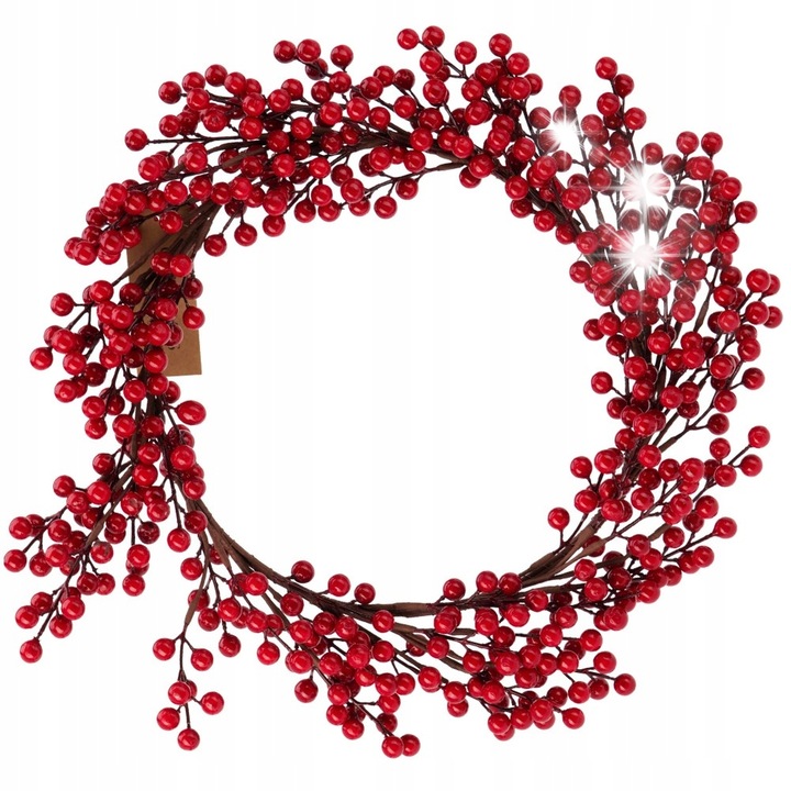 Coronita de Craciun Koopman, decorativ, clasic, pentru usa, 30x30cm