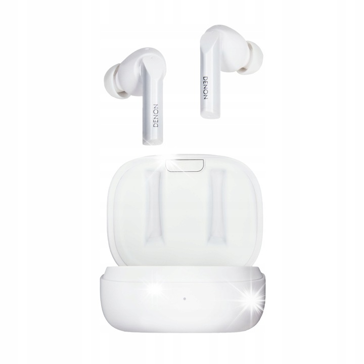 Безжични слушалки Denon AH-C840NCW, бели, шумопотискане, 35 часа автономност