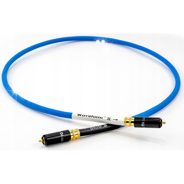 Tellurium Q цифров RCA кабел, син, II Waveform, 1x RCA-1x RCA, 1,5м