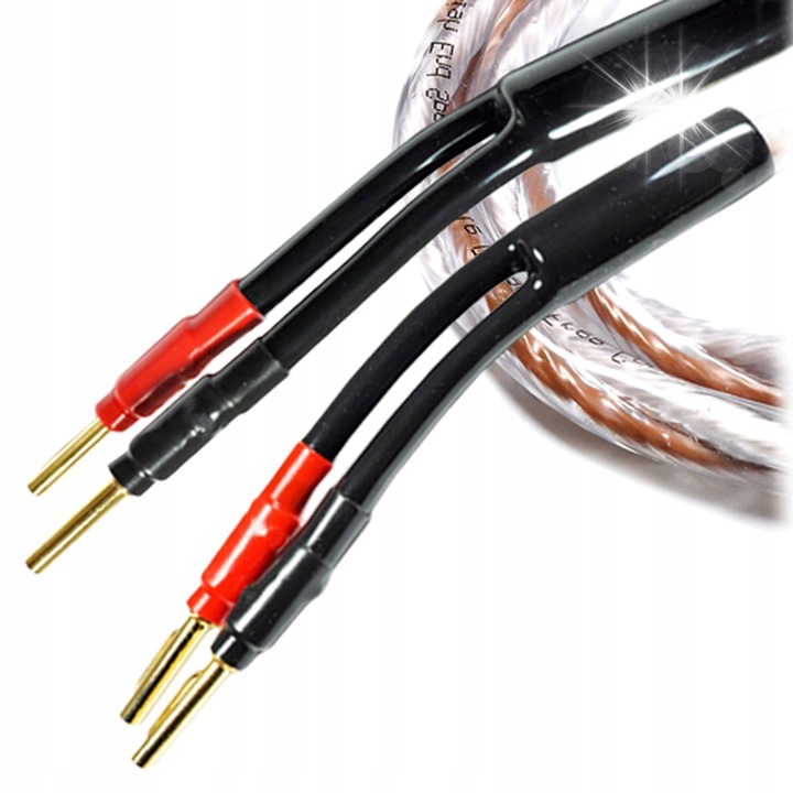 Melodika BSSC3340 Brown Sugar audiokábelek, 2x 4m készlet, 2x3,3mm2, irányított, LDPE szigetelés