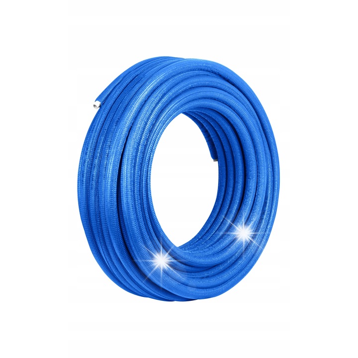 Teava multistratificata PE-Xb/Al/PE-Xb cu izolatie 6mm, Diamond, 16x2mm, 50m, albastra