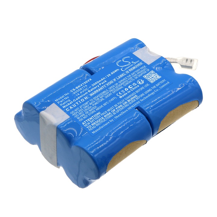 Baterie Ni-CD 2000mAh Cameron Sino, 89x78x42.5mm, Albastru