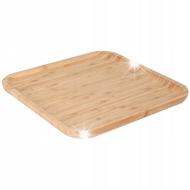 Koopman négyzet alakú bambusz tányér 30 cm előételekhez és sushihoz