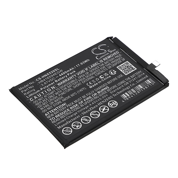 Cameron Sino mobil akkumulátor, 4400mAh, Li-Polymer, fekete, 92.8x63.7x4cm