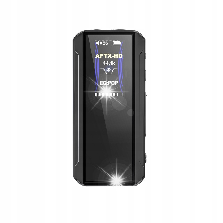 Amplificator casti FiiO BTR13 DAC Bluetooth 5.1, iesire 3,5mm si 4,4mm, negru, dimensiuni 63,2x30x18,8mm