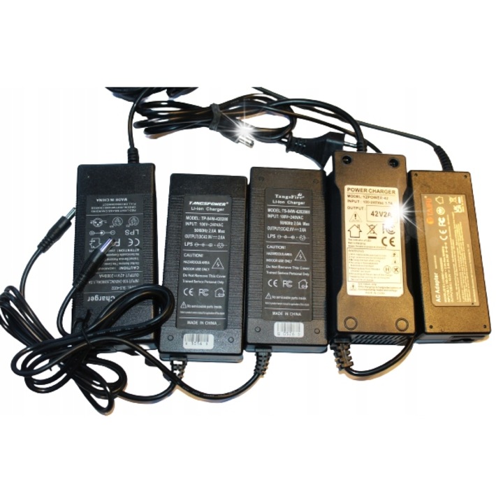 Incarcator 42V 36V 2A 5,5x2,1mm pentru bicicleta electrica