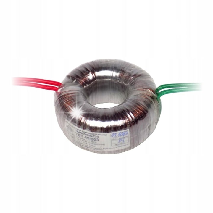 Transformator toroidal TST 40/003, 12V-3.33A, 40W, 85x32x85mm, 0.6kg