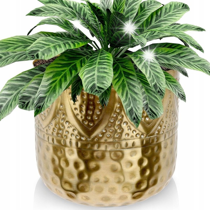 Oslonka metalica aurie Orion 19x18cm, design elegant, stabila