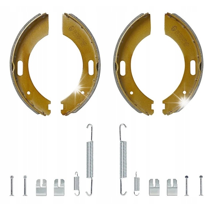 Накладки за спирачки Proplus 230x40мм, пълен комплект, за ос с барабан BPW
