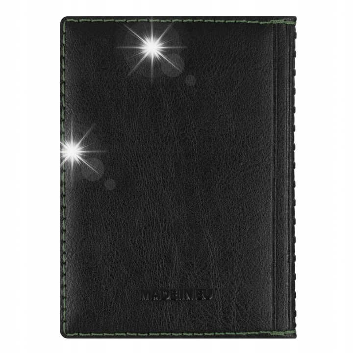 Dokumentumtartó, 4 nagy zseb, 4 kicsi zseb, fekete, 9x12cm