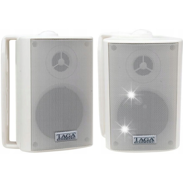 Boxe Taga Harmony TOS-215, 2-way, rezistente la intemperii, 15.3x10.6x10.6cm,