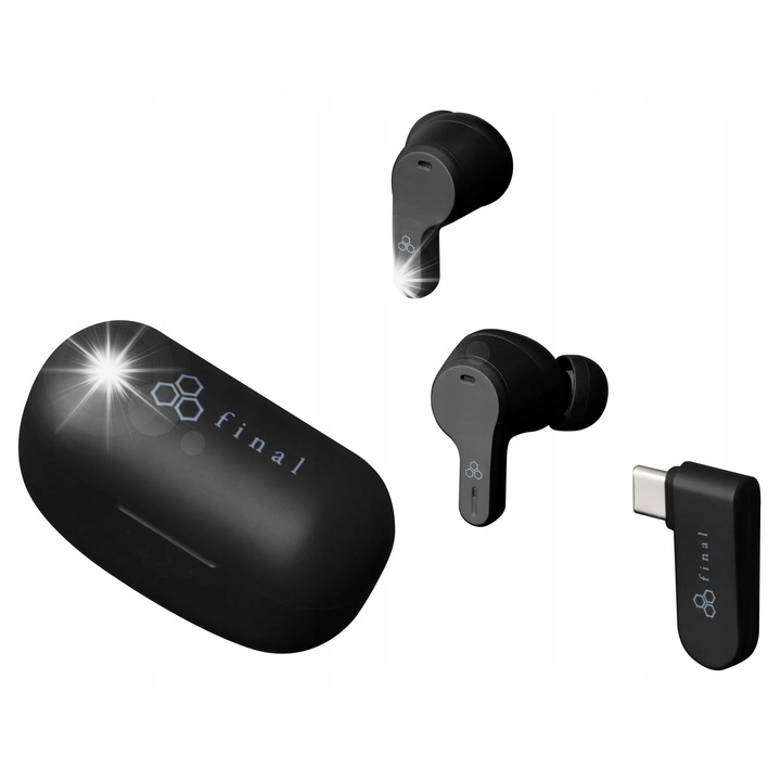 Безжични слушалки Final Audio VR3000, Bluetooth 5.2, ANC, черни