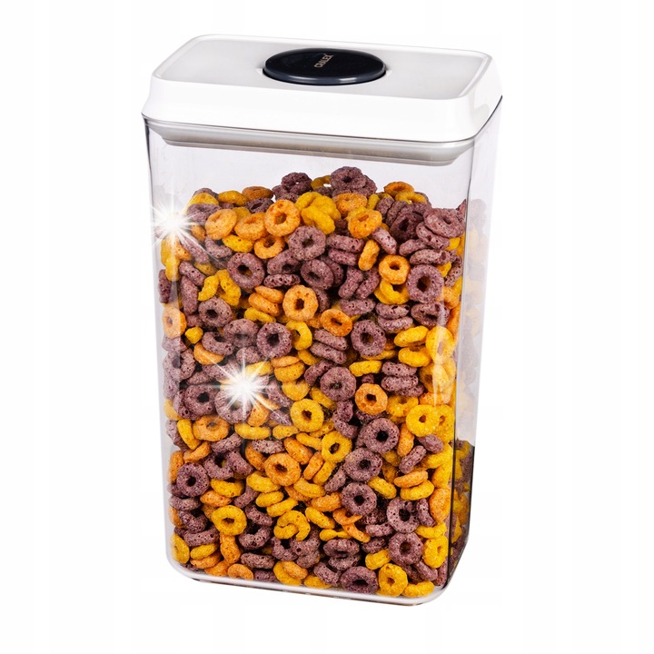 Херметична кутия за храна CRALEX NESTA 2900 ml, прозрачна, водоустойчива