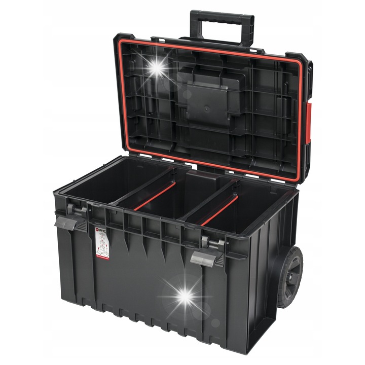 Система за организация Qbrick One Cart, мобилна кутия на колела, 585x460x765мм, комплект