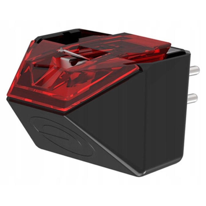 Doza Goldring E1 pentru gramofon MM, sferic, 1.5-2.5g, rosu