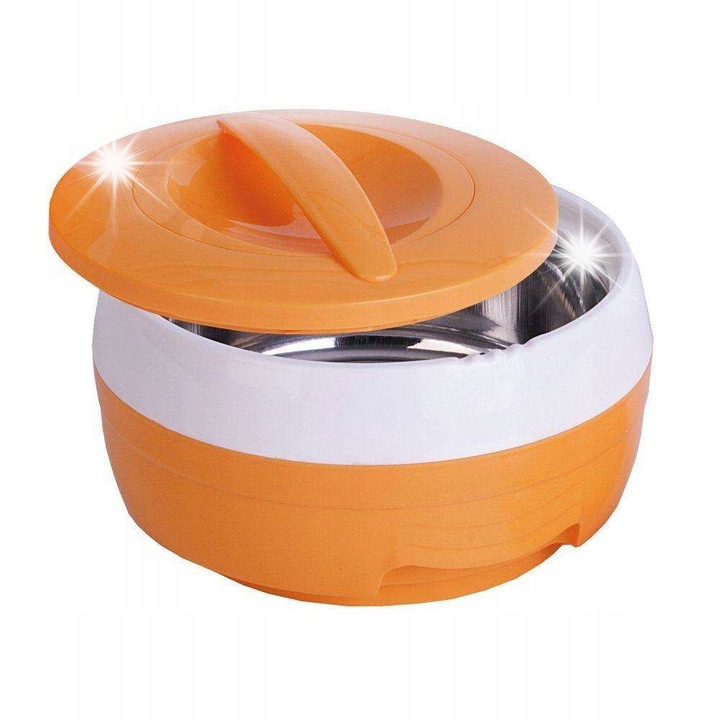 Recipient termic pentru alimente Orion Cosmos 0,7L, portocaliu, 17x9cm