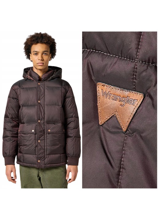 Jacheta Wrangler Parka, maro, glugadwqfwq, 02 Brown