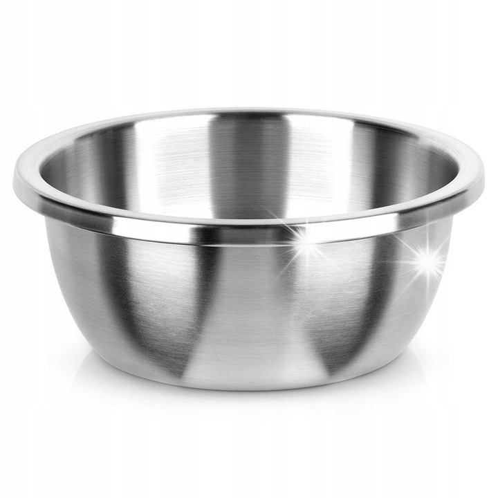 Bol din inox NAVA 24cm, 2,8L, design clasic, utilizare versatila