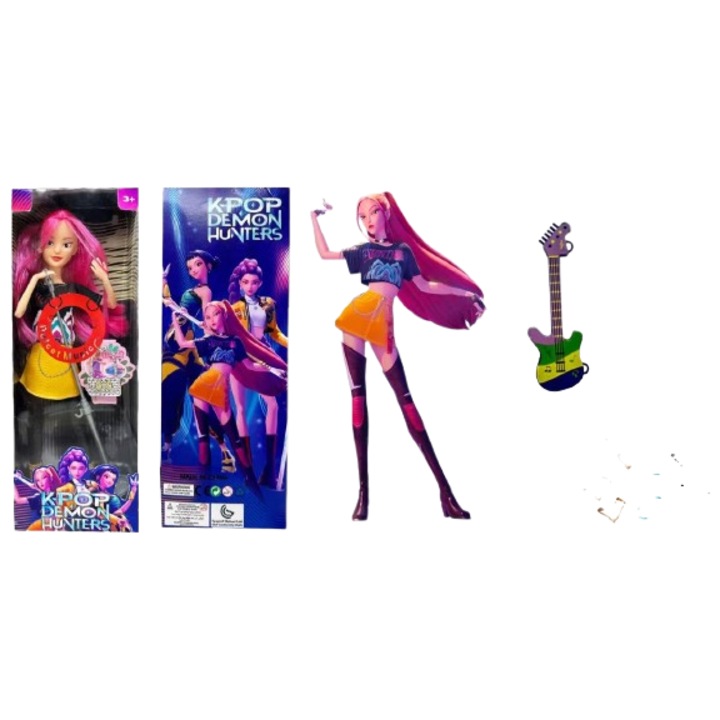 cutie k pop demon hunter Mira VICTINY pachetul contine o jucarie papusa plastic membre mobile, 28 cm