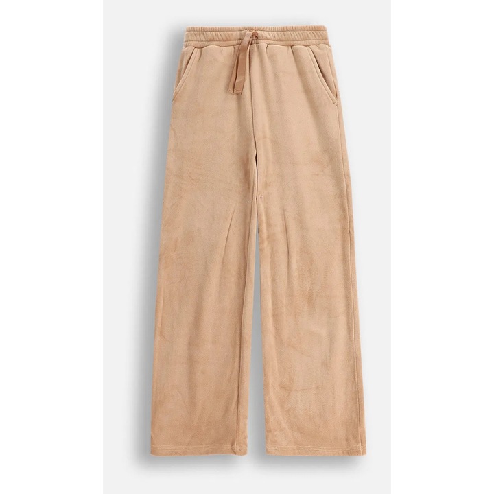 Gyermek nadrág, Coccodrillo, bézs, velúr, gumírozott derék, praktikus zsebek