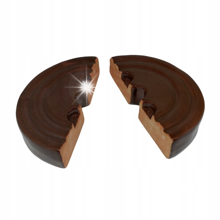 Piatra de presare ceramica Orion pentru murat, 15 cm, culoare bruna, set de 2 piese