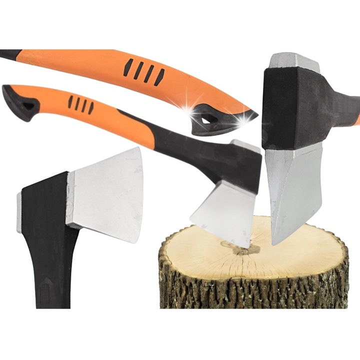 HuW fejsze, 1250g, 450mm, üvegszál, edzett acél penge