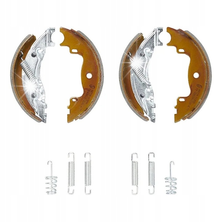 Комплект накладки за спирачки Proplus 160x35mm, пълен комплект с уплътнения за ос KNOTT