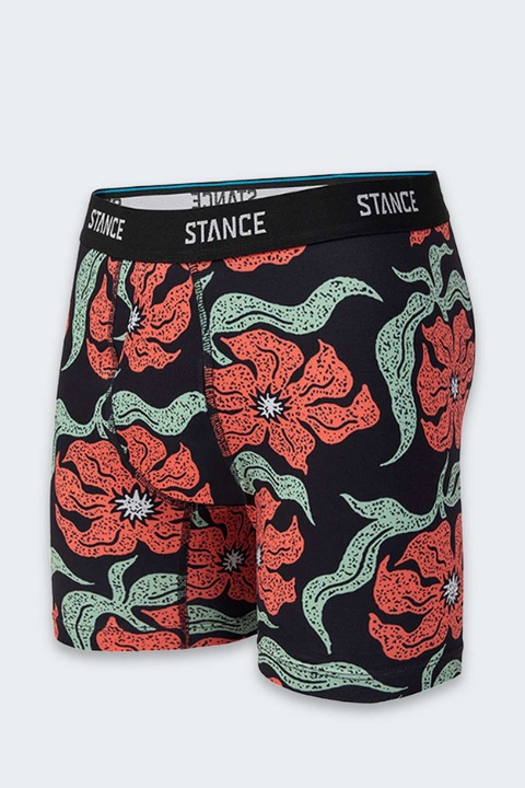 Boxeri Stance Solid Black, lenjerie intima barbati, confort superior, respirabilitate, bumbac premium