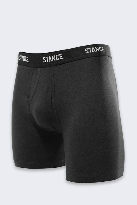 Boxeri barbati Stance, negru, bumbac de inalta calitate, design modern, lenjerie intima confortabila, M INTL