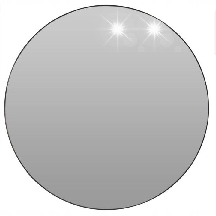 Kerek csillár, Home Styling Collection, 55cm, fekete fém, könnyű felszerelés