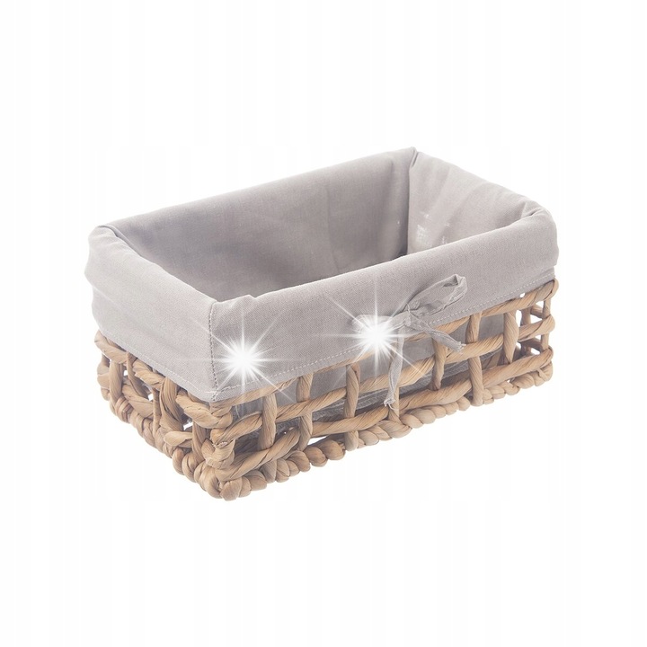 Cos de paine Orion, 27x17x13 cm, cu insertie detasabila gri