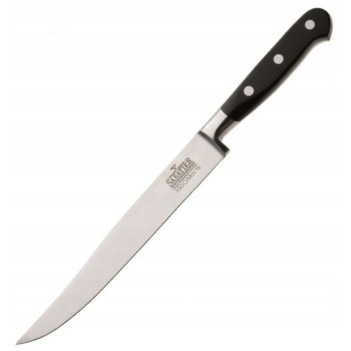 Cutit de carne Richardson Sheffield V Sabatier, 19cm, otel inoxidabil, maner negru