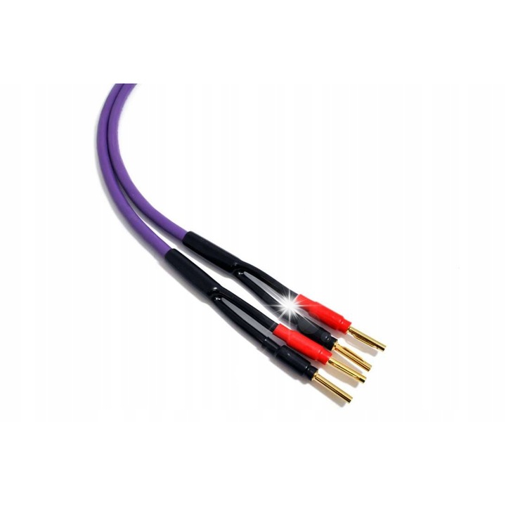 Set cabluri difuzoare Melodika MDSC1540, 2x4m, 2x1.5mm2, cu conectori banana, tehnologie BassCore, PVC