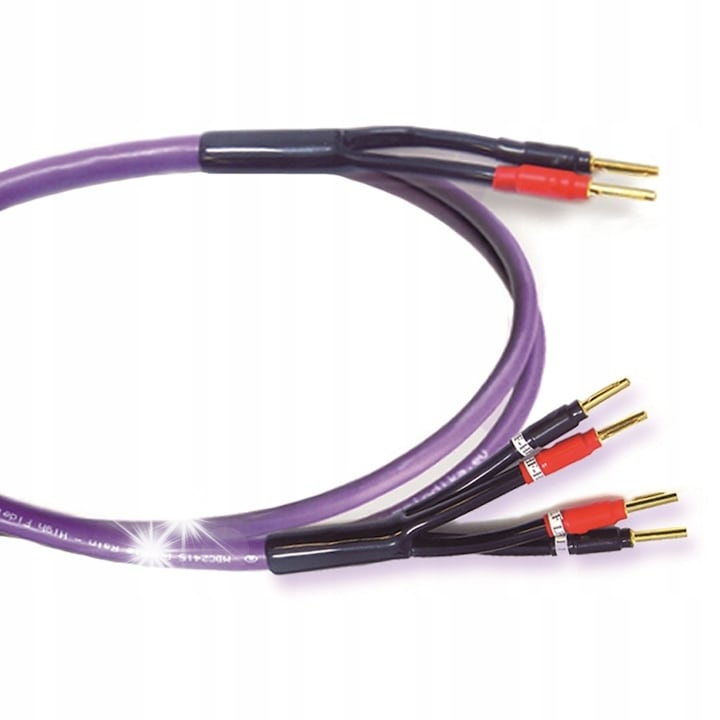 Cabluri de difuzor Bi-wiring Melodika MDBW41535, 2x3.5m, cu tehnologie BassCore, 99.99% cupru OFC, set 2 bucati