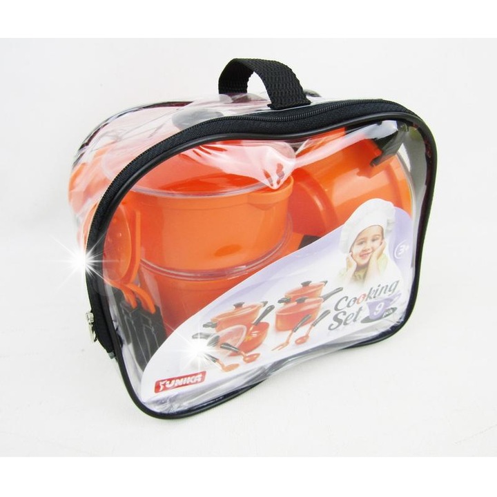 Gyermek főzőkészlet, M-IMP, 9 részes, többszínű, 23x28x18cm