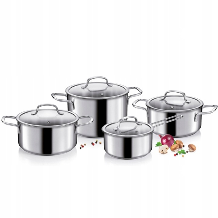 Set oale Tescoma Optima 8 el, inox, argintiu